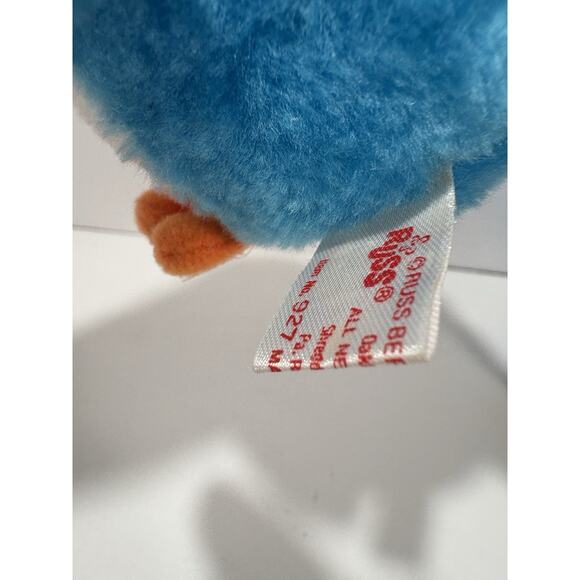 Russ Berrie Lot Of 3 Plush - 2 Blue BIRD Of Happiness Chick Chirps & 1 Lester - Picture 7 of 12